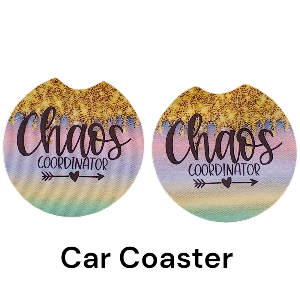 Car Cup Coasters - Chaos Cordinator